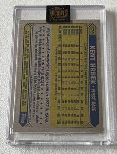 lot 30A image: Kent Hrbek Auto 82 - 2022 Tpps Archives Signature Series #679 numbered 6682 Minnesota Twins Baseball Card