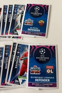 lot 239A image: Soccer 34 Card Lot UEFA Champions League Topps Match Attax Trading Card Game