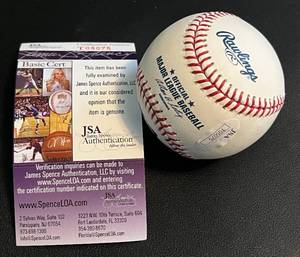 lot 306 image: Roy Sievers Signed Official MLB Baseball inscribed ROY 1949 with JSA COA