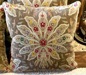 lot 63 image: Four Large Accent Pillows