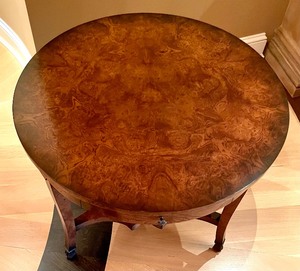 lot 66 image: Italian Beidermeir Lamp Table