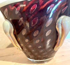 lot 85 image: Signed Art Glass Vase by Fusion Z of the Czech Republic