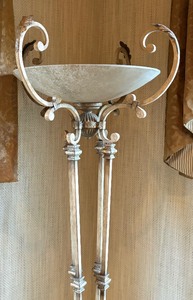 lot 35A image: Torchiere Floor Lamp