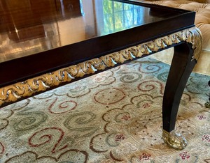 lot 164 image: Baker Furniture Macassar Ebony Regency Coffee Table