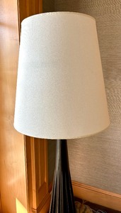 lot 181 image: Black Based Floor Lamp by Intertek