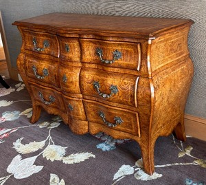 lot 192 image: William Switzer Louis XV Style Sideboard  Chest of Drawers