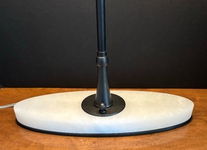 lot 195 image: Modern Style Marble Based Lamp