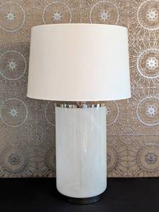 lot 13A image: Large Ralph Lauren Glass Table Lamp