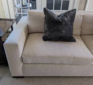 lot 11 image: Ferrell Mittman Neutral Upholstered Sofa