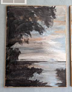 lot 111 image: Pair of Scenic Canvas Paintings by Douglas Freeman