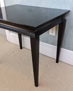 lot 113 image: HBF Black Wood Side Table