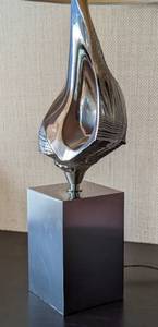 lot 143 image: Nautical Shell Lamp by Jaques Charles for Maison Charles
