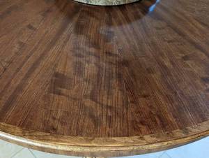 lot 146 image: Elegant Rose Tarlow Round Dining or Entryway Table