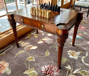 lot 2 image: Vintage Maitland Smith Game Table