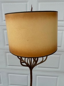 lot 65A image: Decorative Tree Design Floor Lamp