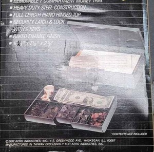 lot 29 image: New Cashbox in Original Package