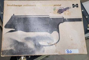 lot 30 image: Healthway Plainsman CO2 Pistol in Original Box, Manufactured from 1969 to 1980