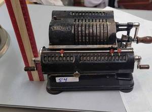 lot 54 image: Vintage Walther Adding Machine