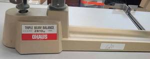 lot 120 image: Ohaus Triple Beam 2610 Gram Scale