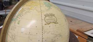 lot 133 image: Vintage Crams Imperial World Globe