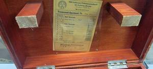 lot 164 image: Vintage Trommel Sextant in Wood Box