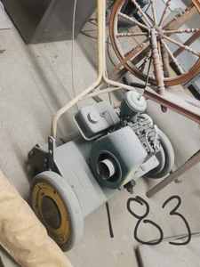 lot 183 image: Vintage Toro Lawn Mower - Runs, but the Recoil Needs Repair