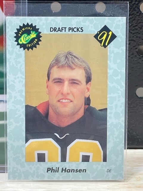 Phil Hansen NDSU and Buffalo Bills Cards and Signed Photo