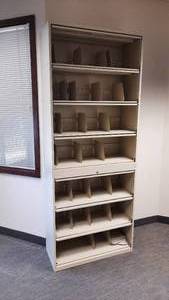 lot 29 image: Fixed Shelf Open Lateral File Cabinet