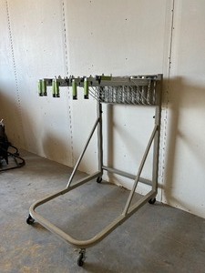 lot 32 image: Safco Mobile Hanging Flat File Stand