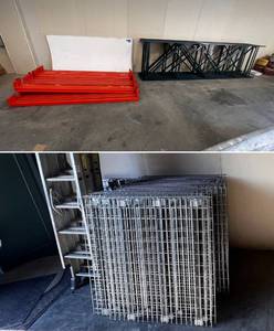 lot 9 image: 1 set of Pallet Racking.