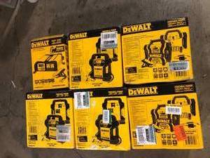 Lot of Assorted Dewalt Portable Power Stations Various Sizes and Conditions  Customer Returns See Pictures