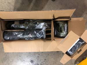 Green Machine 62V Cordless Axial Blower Variable Speed Brushless Motor, 123 MPH Max air speed, 655 CFM, 4 Ah Battery & Rapid Charger Customer Returns See Picture