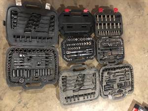 Lot of Assorted Husky Tool Mevhanics  Set Various Sizes and Conditions  Customer Returns See Picture