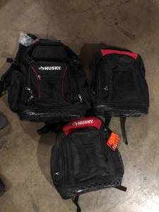 Lot of 3 Husky Tool Bags Customer Returns See Picture