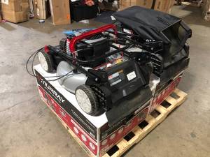 Pallet of Assorted Murray Lawn Mowers Various Sizes and Conditions Customer Returns See Pictures