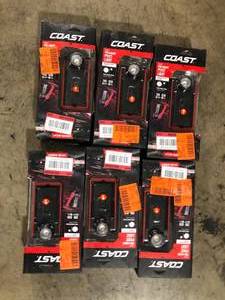 Lot of Coast PM300 1000 Lumen Focusing Magnetic LED Pocket-Size Work Light Customer Returns See Picture