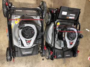 Lot of 2 Murray Lawn Mowers Various Sizes and Conditions  Customer Returns See Picture