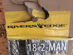lot 6 image: Rivers Edge 18 2-Man Ladder Deer Stand