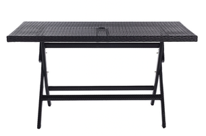 Safavieh Akita Folding Outdoor Patio Table- Gray