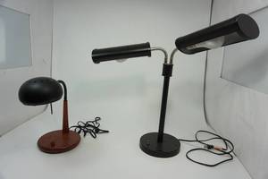 Two Electric Piano Or Desk Lamps