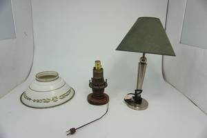 Two Electric Table Lamps