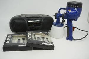 Two Incipio Essential Kits For The New IPAD-Homeright Finish Max-Electric Magnavox Digital Radio-Cassette Player-Recorder-Compact Disk Player