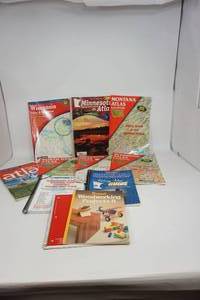 Sunset Woodworking Projects Book-Two Sportmans Alexandria Area Fishing Guide-Seven Atlass