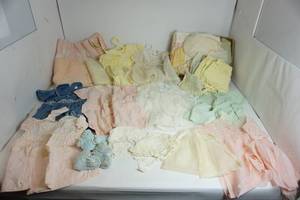 Miscellaneous Baby Clothes-Two Crocheted Baby Shawls