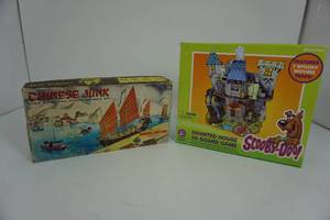 Scooby-Doo   Haunted House 3D Board Game-Chinese Junk Scale Model All Plastic Assembly Kit-Famous Fighters Of The Sea