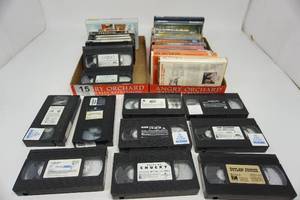Lot Filled With VHS Tapes
