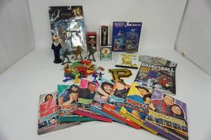 Seven Complete VCR Tapes Of  Roseanne Series-Basketball Magazine-Various Army Men To Play With-Keepsake Ornaments, ETC