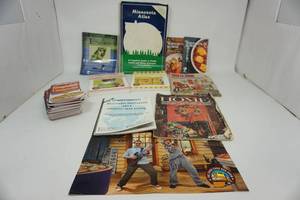 Miscellaneous Cookbooks-Minnesota Atlas-Craft Books-Sportsmans Brainerd-Whitefish Fishing Map Guide Etc.