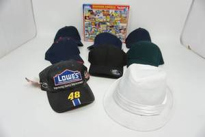 Lot Filled With Caps & One White Hat-One White Mountain Roadside America Larger Pieces Puzzle
