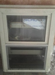 Single Hung Display Window.